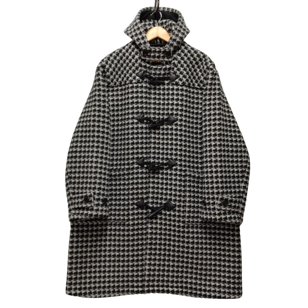 STUSSY ツイード ダッフル フード付きコート サイズM グレー STUSSY ツイード ダッフル フード付きコート サイズM グレー