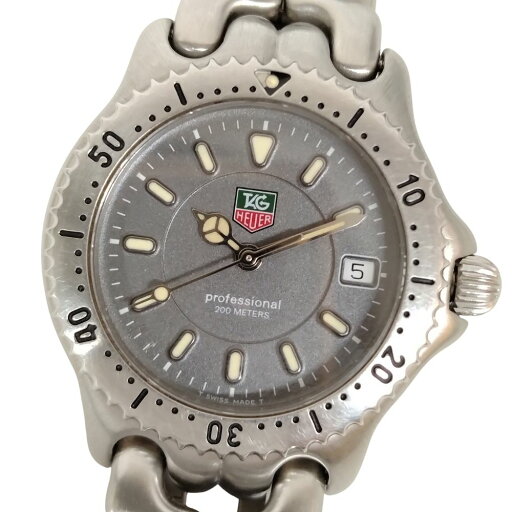 TAG HEUER タグホイヤー WG1213-K0 セル プロフェッショナル クォーツ ボーイズ 腕時計 シルバー 正規品 / C703【中古】 TAG HEUER タグホイヤー WG1213-K0 セル プロフェッショナル クォーツ ボーイズ 腕時計 シルバー 正規品 / C703【中古】