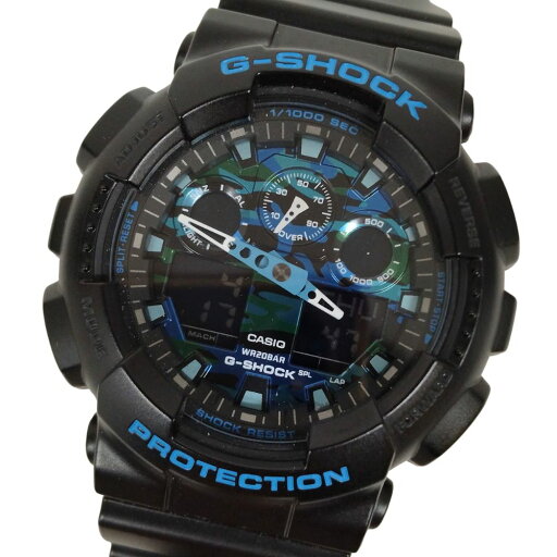 CASIO カシオ Gショック GA-100CB アナデジ 腕時計 正規品 / C479【中古】 CASIO カシオ Gショック GA-100CB アナデジ 腕時計 正規品 / C479【中古】