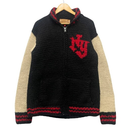 SUPREME シュプリーム 初期 カウチン ジップ ニットセーター ブラック サイズ L 正規品 / 51566【中古】 SUPREME シュプリーム 初期 カウチン ジップ ニットセーター ブラック サイズ L 正規品 / 51566【中古】