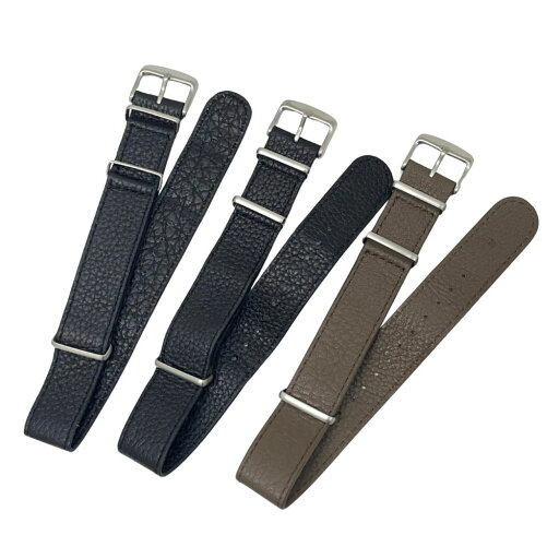 MATTERHORN マッターホルン NATO ナトー レザーベルト 幅20mm 3本セット 腕時計 正規品 / 40393【中古】 MATTERHORN マッターホルン NATO ナトー レザーベルト 幅20mm 3本セット 腕時計 正規品 / 40393【中古】