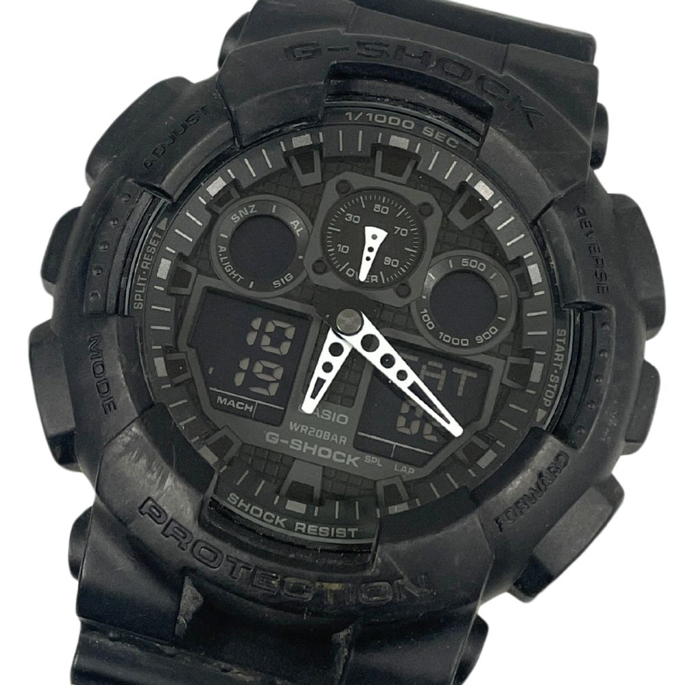 CASIO カシオ Gショック GA-100-1A1JF アナデジ 腕時計 正規品 / C225【中 ...
