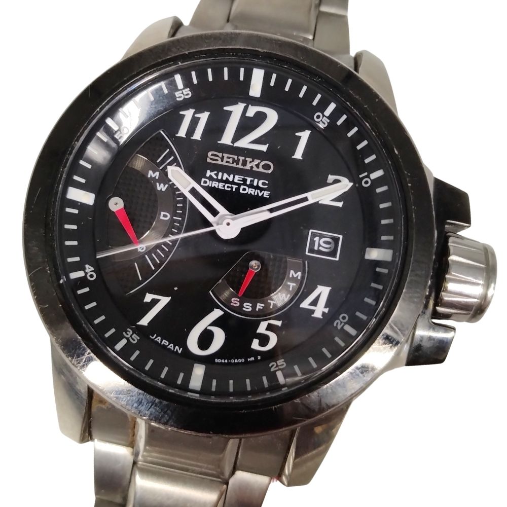 SEIKO セイコー 5D44-0AC0 ブライツ フェニックス キネティック ダイレクトドライブ オートクォーツ ブライトチタン 腕時計 正規品 / C889【中古】