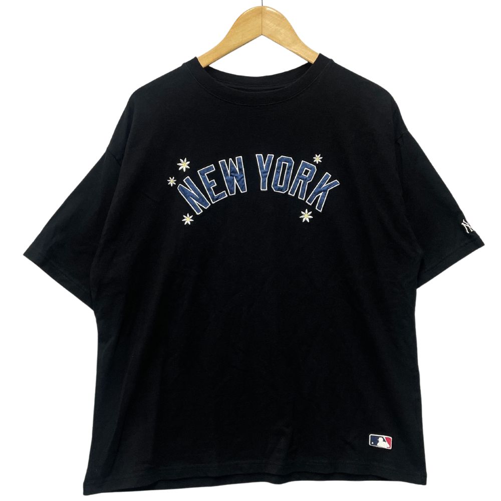 PUBLUX パブリュクス NEW YORK 刺繍 Tシャツ ブラック サイズL 正規品 / B5253【中古】