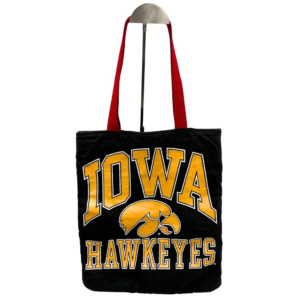 IOWA HAWKEYES プリント リメイク トートバッグ ブラック 正規品 / 52824