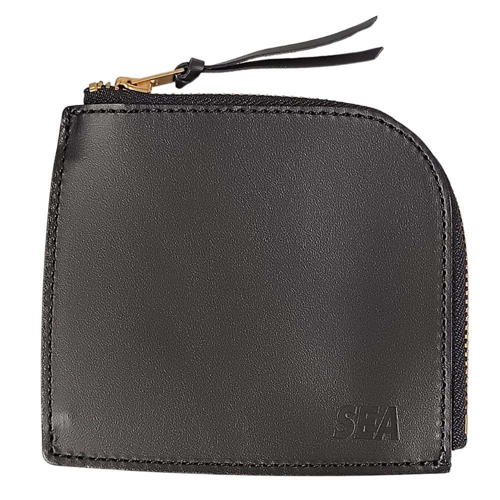 Other - WIND AND SEA ウィンダンシー Leather Coin Wallet 財布 コインケース ブラック 正規品 / 54878【中古】