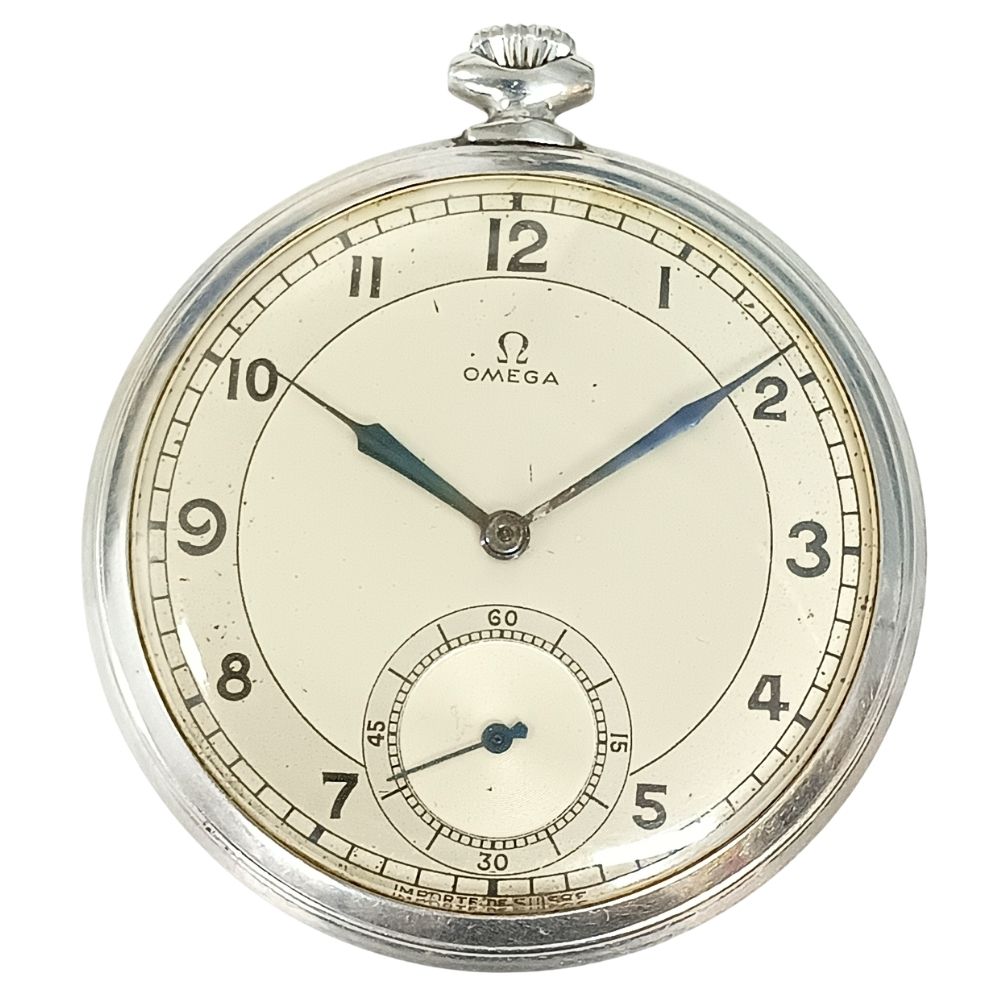 STONE RIVERのOMEGA オメガ スモールセコンド 手巻き 懐中時計 正規品 / C1023【中古】｜アングル2