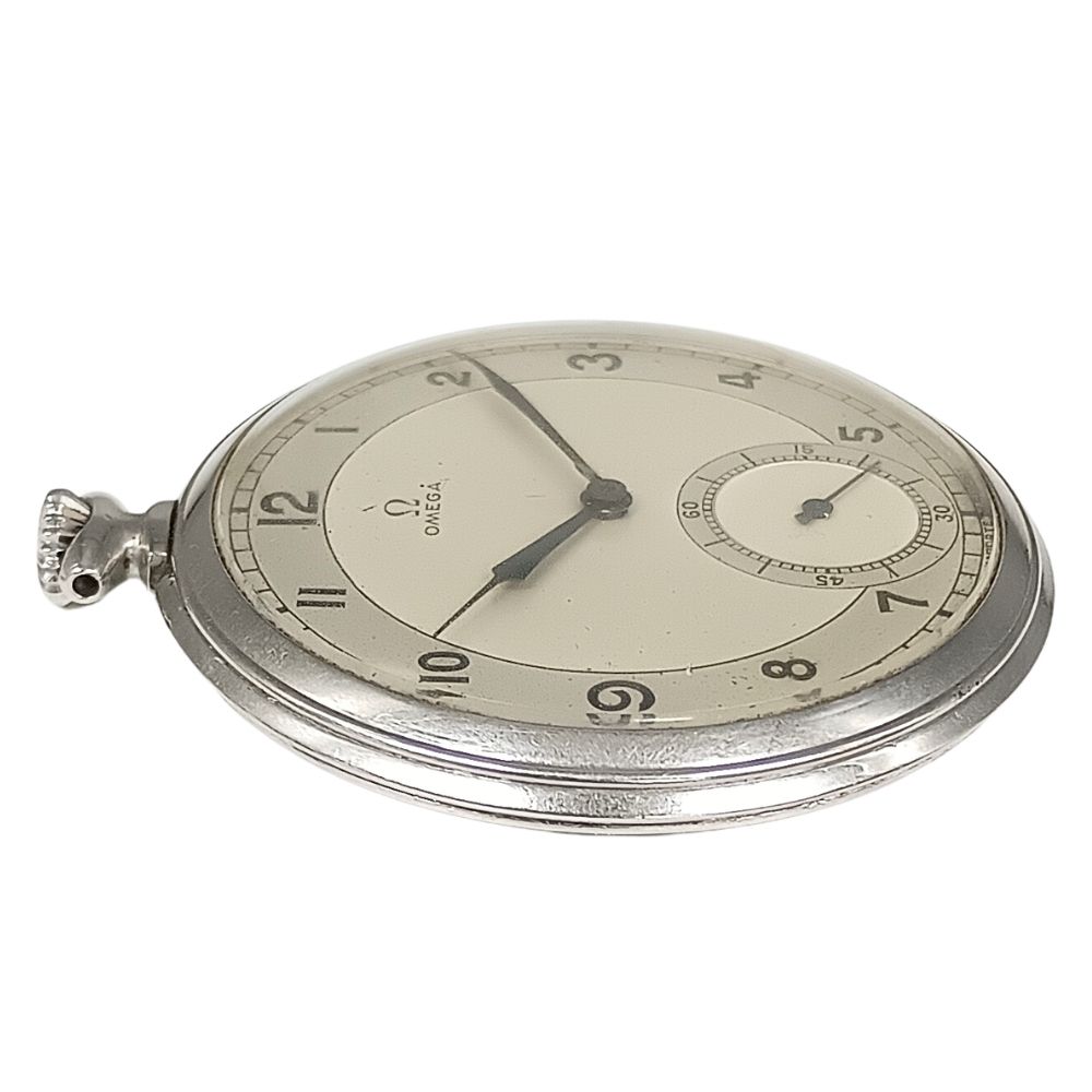 STONE RIVERのOMEGA オメガ スモールセコンド 手巻き 懐中時計 正規品 / C1023【中古】｜アングル3