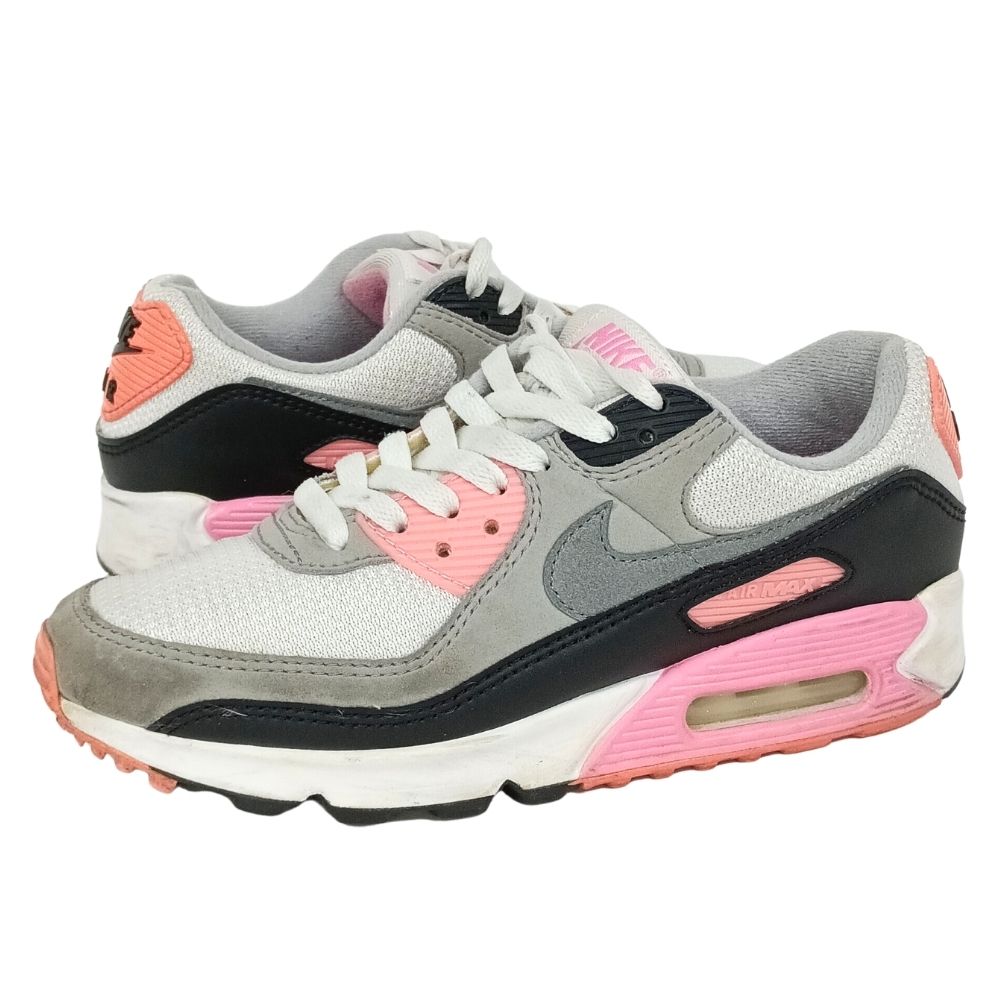 Rakuten - NIKE ナイキ レディース 品番 CD0490-102 Women's Air Max 90 Recraft Rose エアマックス スニーカー サイズUS7=24cm 正規品 / 41229【中古】