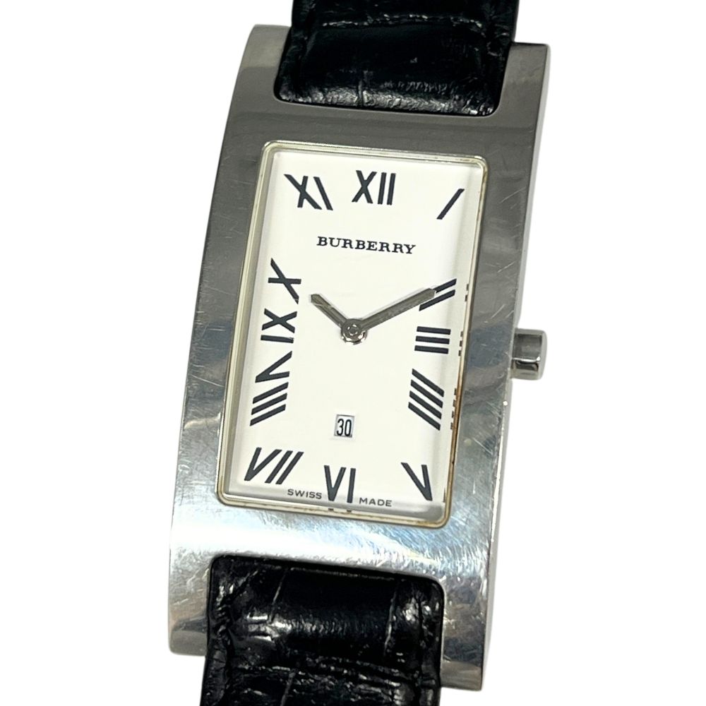 BURBERRY バーバリー 14000G レクタンギュラー クォーツ レディース 腕時計 正規品 / C1248【中古】
