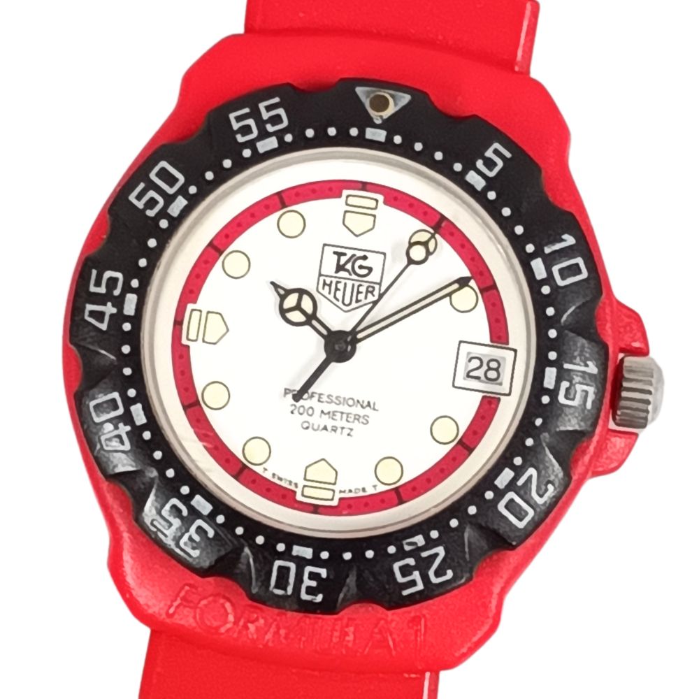 TAG HEUER タグホイヤー 385.513/1 フォーミュラ1 クォーツ ボーイズ 腕時計 正規品 / C1183【中古】