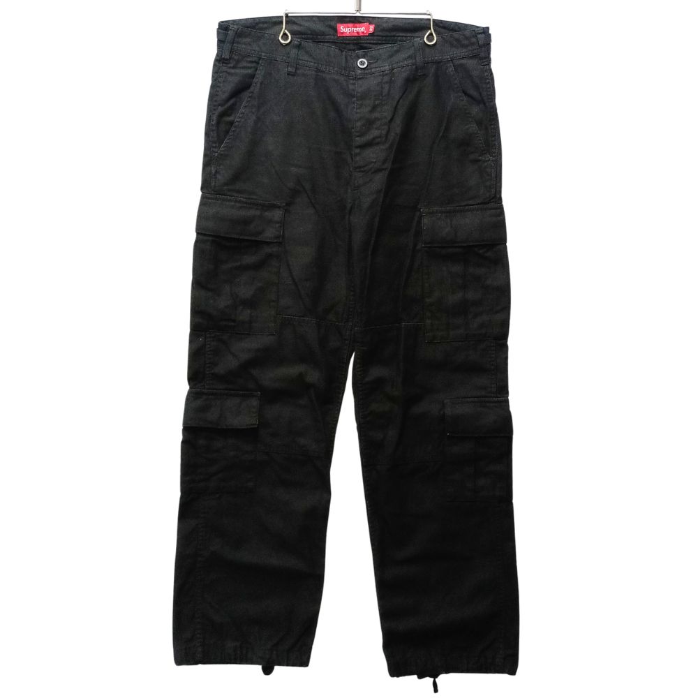 Supreme ブラック カーゴパンツ 56248-1.jpg