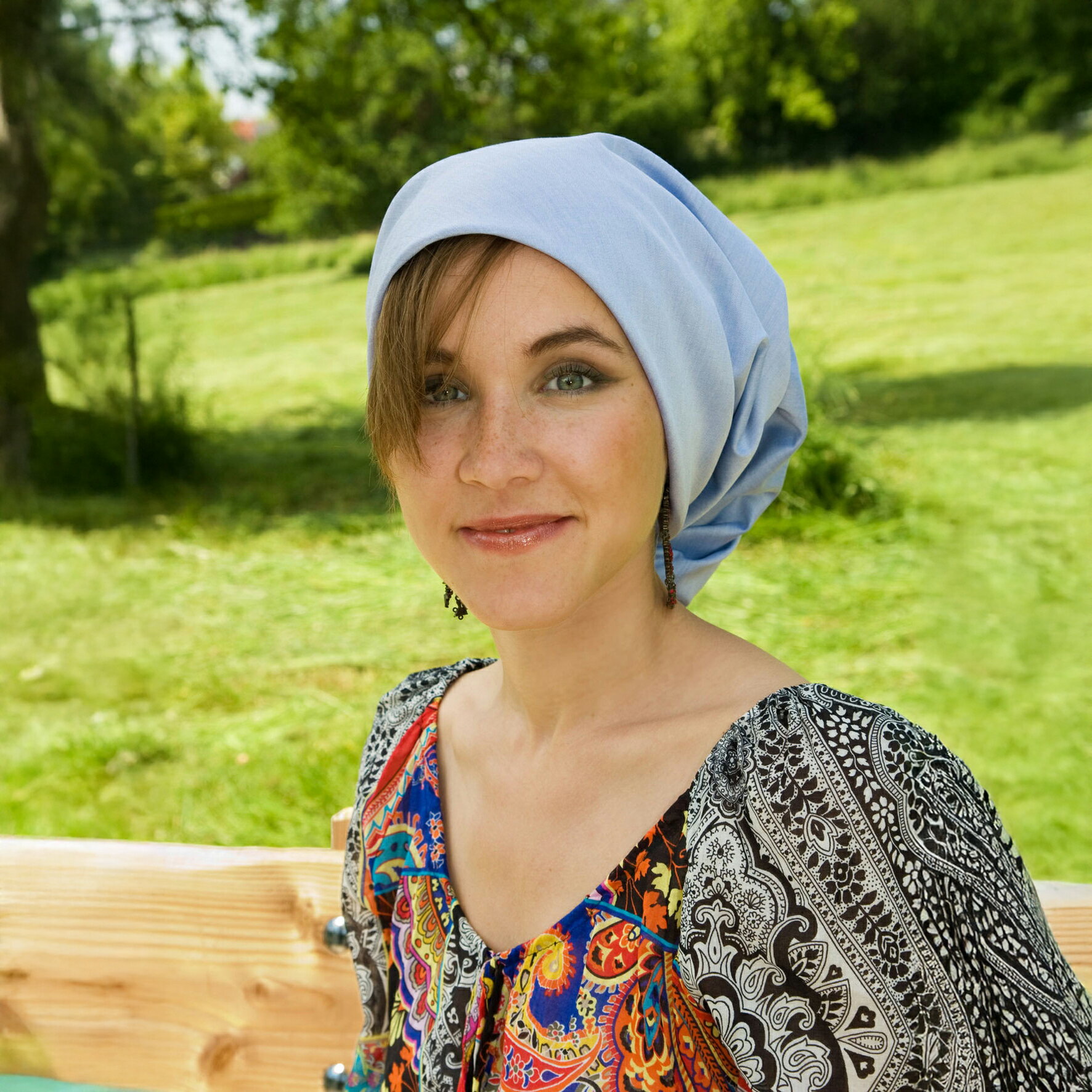 高周波電磁波シールド コットン バンダナ　SAR313 サイズ73x73cm