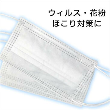 マスク 子供用 50枚入り ホワイト 小さめ 小さい【5月26日入荷予定】ますく 使い捨て 使い捨てマスク ノーズワイヤー フェイスマスク 白色 男女兼用 普通サイズ 三層構造 不織布 飛沫防止 花粉対策 ウイルス対策 こども用 子ども用 キッズ用 予約分在庫あり