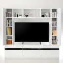 ハイタイプテレビ台 幅169×奥行45×高さ156cm 壁面収納 テレビ台 テレビボード テレビラック 40型 42型 50型 DVD収納 ゲーム機収納 省スペース 鏡面仕上げ 大容量 引き出し付き スライドレール 大型テレビ 収納付き 棚 新築 新婚 おしゃれ カッコいい 高級感 白 黒