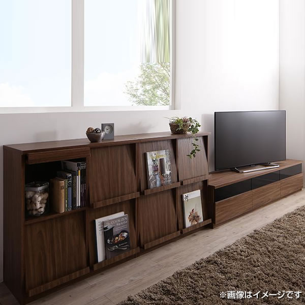 テレビ台 3点セット （テレビボード幅180+フラップチェスト×2） 42型 50型 52型 60型 引き出し付き 大型テレビ対応 スライドレール 大量収納 テレビラック ディスプレイラック フラップ ラック フラップ扉 薄型 棚 本棚 マガジンラック リビング収納