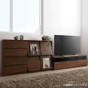 テレビ台 3点セット (テレビボード幅140+チェスト+フラップチェスト) 42型 50型 引き出し付き 大型テレビ対応 チェスト 4段 シンプル モダン 木目 収納家具 収納ボックス 収納ケース コンパクト 木製 北欧 ディスプレイラック フラップ ラック フラップ扉