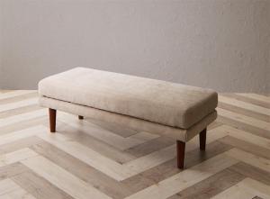 ベンチ 2人掛け 単品 幅120×奥行50×高さ20/40cm ダイニングベンチ 長椅子 ダイニングチェア ポケットコ..