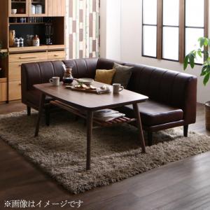 ダイニングセット 4点セット 幅105 （テーブル+2人掛けソファ1脚+1人掛けソファ1脚+コーナーソファ1脚） ソファダイニングセット 棚付き 継ぎ脚 こたつテーブル 2人暮らし 2人掛け 3人掛け ソファチェア ダイニングチェア こたつソファ こたつ コタツ レザーソファ 新婚 新築