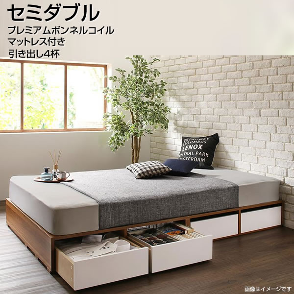 楽天市場】セミダブル ヘッドレスベッド(タイプ(マットレス 楽天市場】セミダブル ヘッドレスベッド(タイプ(マットレス