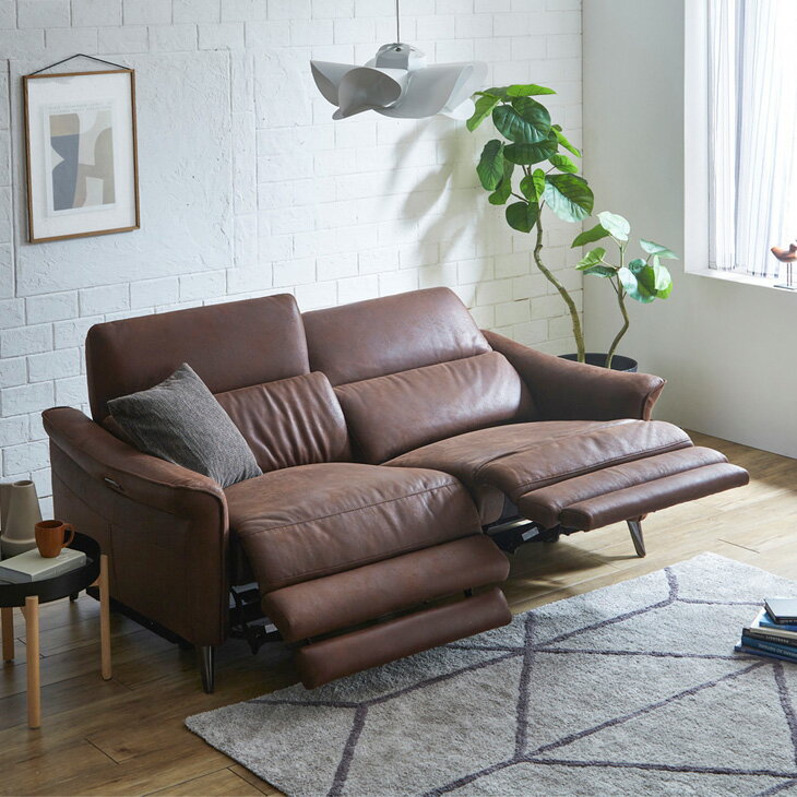 【搬入設置込】 電動リクライニング ソファ 2人掛け OKIN 両側 電動 リクライニング 電動リクライニングソファ 電動ソファ モーションソファ ソファ ソファー 2人掛 ファブリック レザー 調 おしゃれ 【超大型】【後払/時間指定NG】 [2]