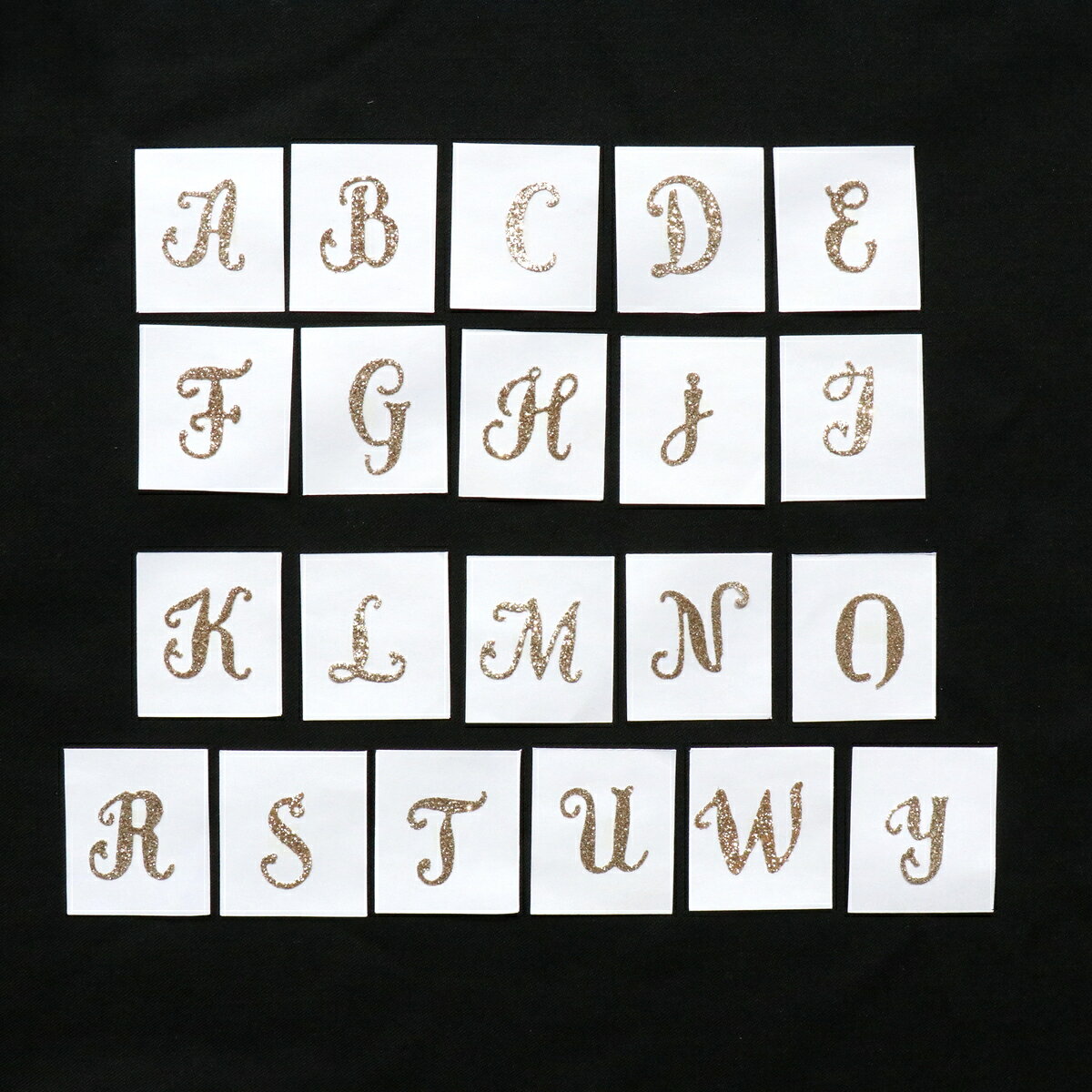アイロン アップリケ ワッペン/大文字 アルファベット イニシャル 入園準備 お名前...