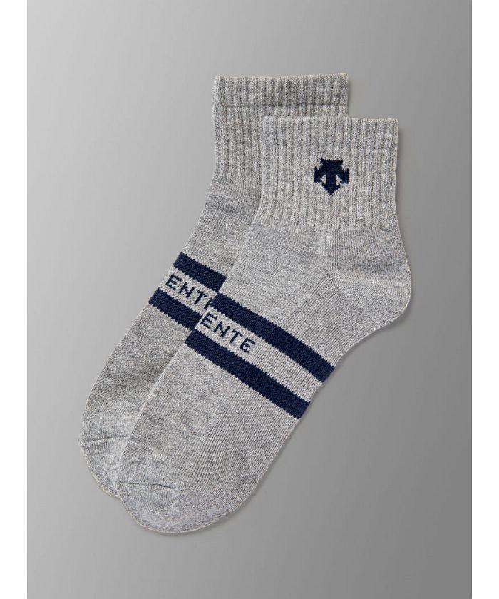 Descente Golf 現金特価 ソックス デサントゴルフ 定番ショートソックス２足セット メンズ アクセサリー 小物 2足組 ブランド ゴルフ 靴下 おしゃれ 22年春夏モデル Dgbpjb00 ゴルフソックス スポーツウェア