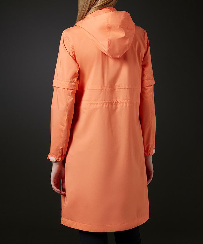 Descente はっ水 防風 耐水 透湿 オレンジ サックス ホワイト デサントゴルフ ナイロンストレッチレインワンピース ストレッチ レディース ウェア レインコート Dgwtjf01 撥水 ワンピ ブランド レインウェア ゴルフ 雨 スポーツウェア 梅雨対策 ゴルフウェア 22年春夏