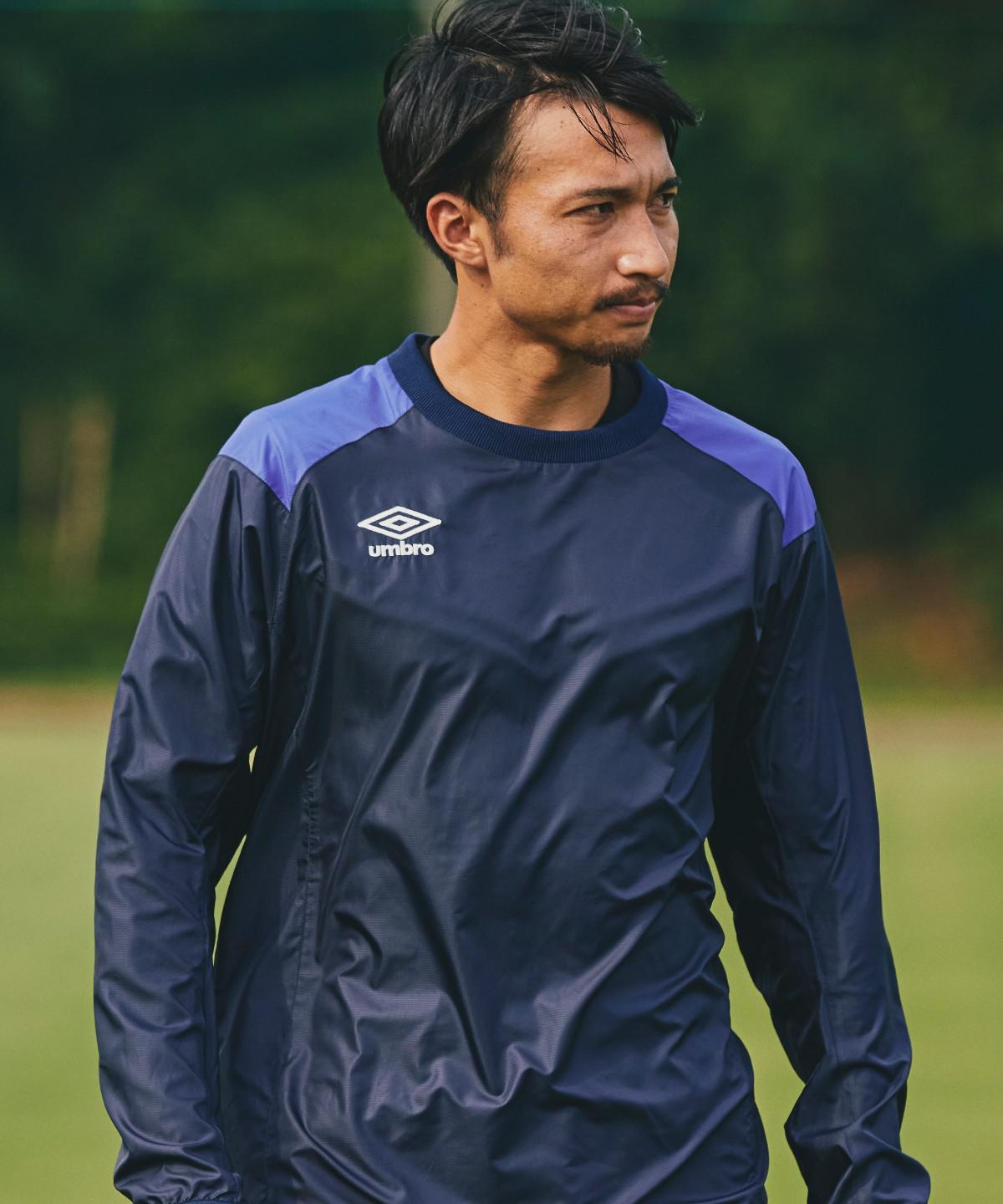 【11/22-11/25 P10倍・10%OFFクーポン】【公式】 アンブロ UMBRO 【リニューアル!】TMウインドアップピステトップ 防風 はっ水 裏地無...