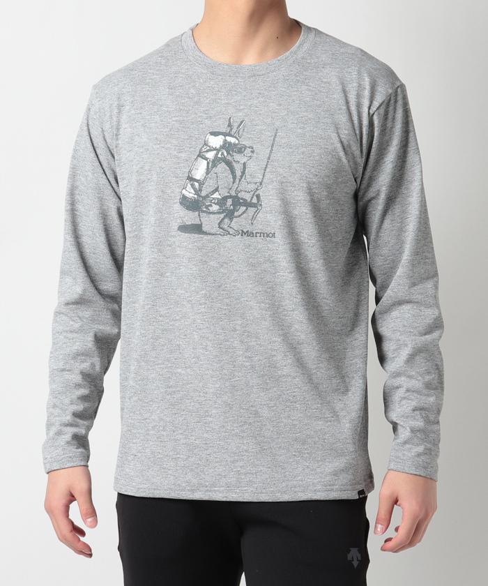 【公式】マーモットClimbMarmotL/SCrew/クライムマーモットロングスリーブクルーメンズウェアtシャツアウトドアおでかけ登山山レジャーキャンプスポーツウェアブランド2022年春夏モデルTOMTJB46