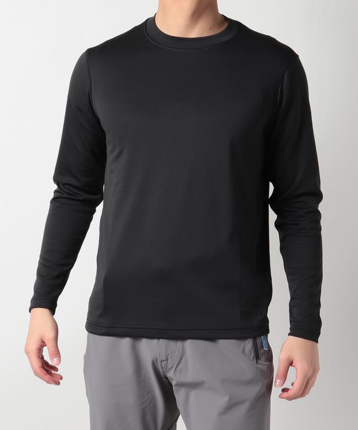 【公式】マーモットSunscreenLightL/SCrew/サンスクリーンライトロングスリーブクルーストレッチソフト感クーリングメンズウェアtシャツアウトドアおでかけ登山山レジャーキャンプスポーツウェアブランド2022年春夏モデルTOMTJB41