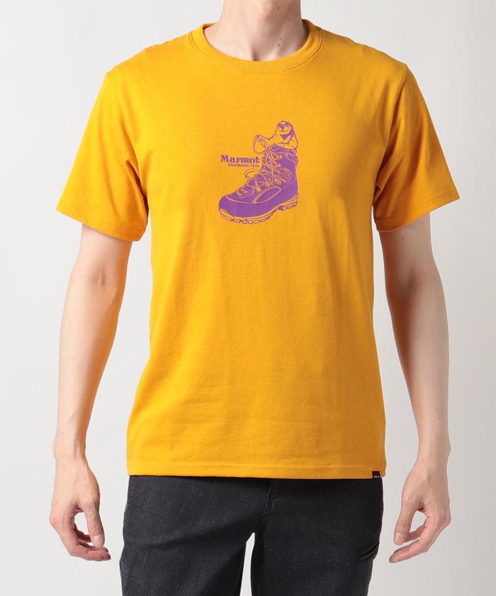 【公式】マーモットMarmotinBootsH/SCrew/マーモットインブーツハーフスリーブクルーリサイクルメンズウェアtシャツアウトドアおでかけ登山山レジャーキャンプスポーツウェアブランド2022年春夏モデルTOMTJA51