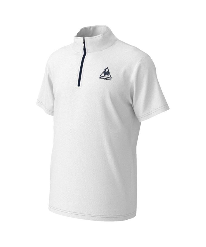 【公式】ルコックスポルティフハーフジップ半袖シャツメンズウェアtシャツトレーニングスポーツQMMPJA70ZZ2022年春夏モデル