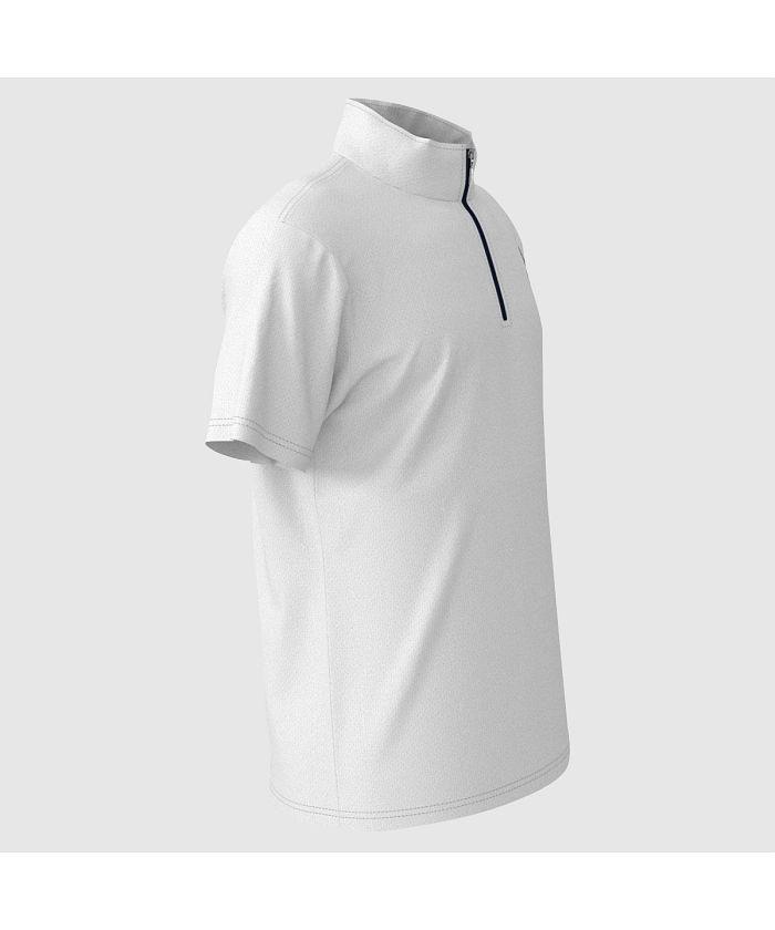 【公式】ルコックスポルティフハーフジップ半袖シャツメンズウェアtシャツトレーニングスポーツQMMPJA70ZZ2022年春夏モデル