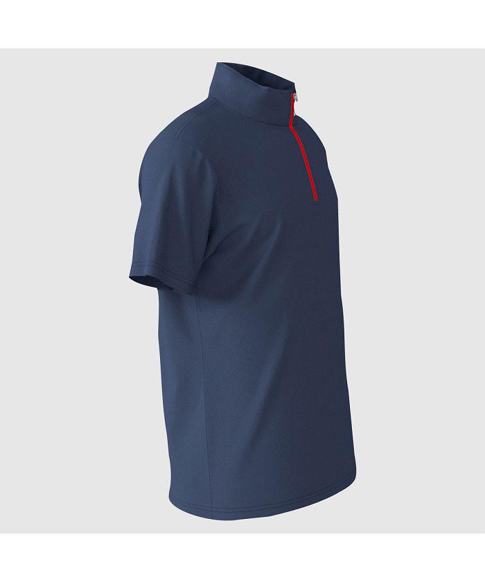 【公式】ルコックスポルティフハーフジップ半袖シャツメンズウェアtシャツトレーニングスポーツQMMPJA70ZZ2022年春夏モデル