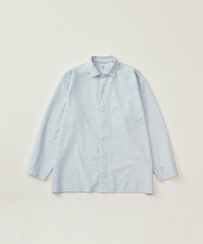 【公式】【SALE／30%OFF】 デサント コンシールド ボタンストライプシャツ / CONCEALED BUTTON STRIPE SHIRT 長袖 メンズ レディース ユニセックス ウェア シャツ ポロシャツ ポロ ライフスタイル カジュアル ムーブウェア スポーツウェア 2022年春夏モデル DHUTJB50 セール