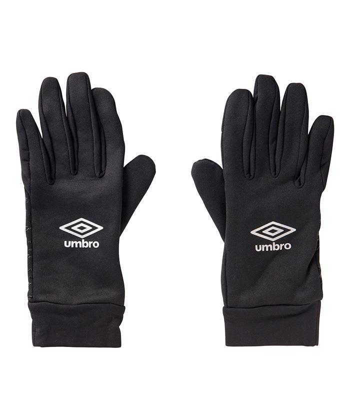 【公式】 アンブロ Jr.フィールドプレイヤーグローブ ジュニア 保温 ストレッチ ジュニア キッズ アクセサリー 小物 手袋 グローブ サッカー フットボール サッカーウェア スポーツウェア ブランド 2022年秋冬モデル UUDUJD53安売り サッカー 用品 セール