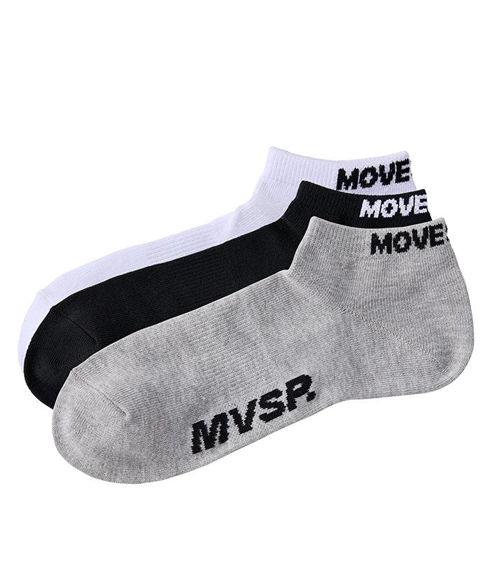 【公式】【2点以上購入で20%OFF 5点以上購入で30%OFF】 MOVESPORT デサント 直角3Pソックス アンクル丈 ユニセックス スポーツソックス メンズ レディース 靴下 トレーニング ムーブスポーツ D…