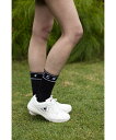 ルコックゴルフ ゴルフソックス ブラック ホワイト パープル