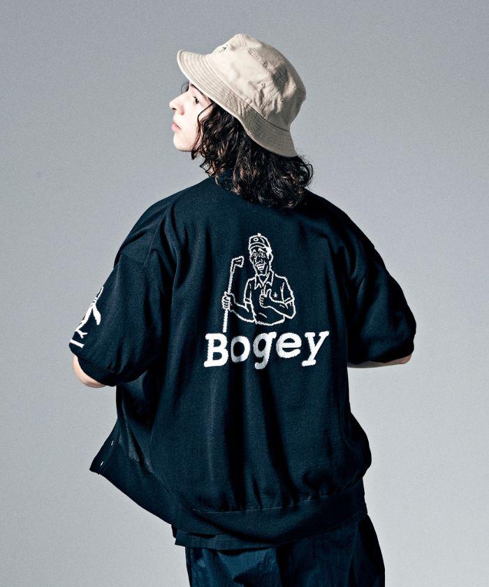 【公式】 【SALE/50 OFF】 ペンギン バイ マンシングウェア HIGH GAUGE BOGEY MAN SHORT SLEEVE CARDIGAN ショートスリーブカーディガン メンズ レディース ユニセックス セーター ニット セール 2023年春夏モデル MLMVJL01GS