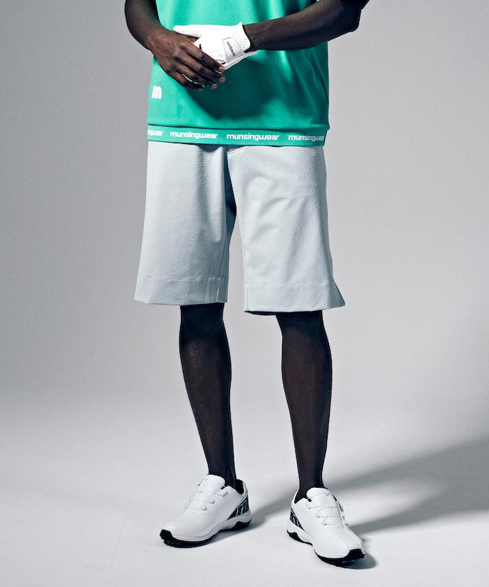 ＼竹田プロ優勝10%オフクーポン 10/6マデ／【公式】【SALE/30%OFF】 マンシングウェア 【ENVOY】 撥水ストレッチ ワイドシルエット ショートパンツ メンズ ハーフパンツ ゴルフ ボトムス 短パン ゴルフウェア スポーツ ブランド セール 2023年春夏モデル MEMVJD51