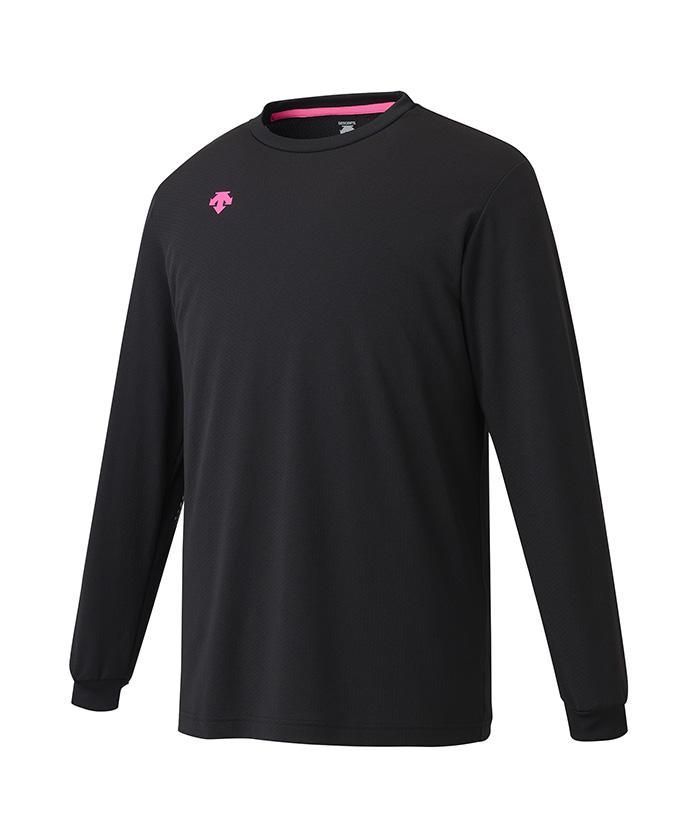 【公式】 デサント 長袖バレーボールシャツ 吸汗速乾 ワンポイント 無地 デサントロゴ 汎用性 メンズ レディース ユニセックス ウェア tシャツ バレーボール バレー スポーツウェア ブランド 2024年秋冬モデル DVB-5216B