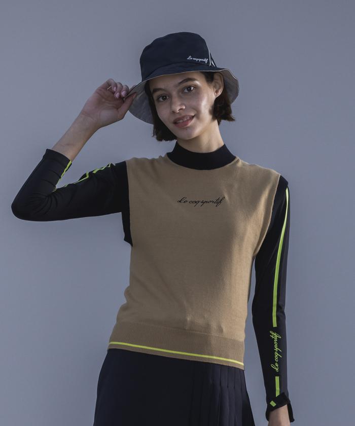 P15倍！27日まで 【公式】【SALE/60%OFF】 ルコックスポルティフ ゴルフ ノースリーブモックネックシャツ 【RIJOUME / リジューム】 手洗い可 レディース ウェア シャツ ゴルフ ゴルフウェア ブランド 2023年秋冬モデル セール QGWWJA14