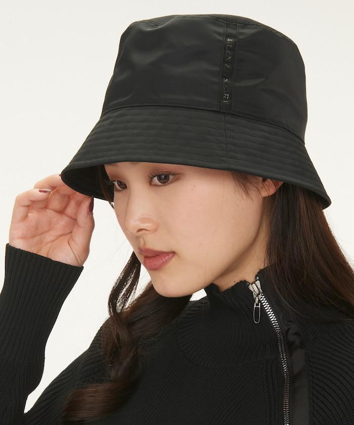 【公式】【SALE/20%OFF】 ランバン スポール UVハット【UPF50+】 レディース ゴルフ 帽子 バケットハット メタリック調ロゴプリント 普段使い アクセサリー 小物 ウェア おしゃれ スポーツ ブランド セール 2023年秋冬モデル VLW0340B2