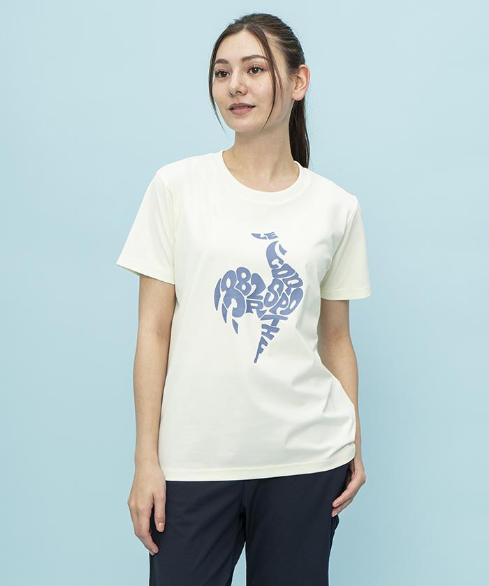  ルコックスポルティフ ヘランカ 半袖Tシャツ レディース 吸汗速乾 ストレッチ エコ ウェア tシャツ トレーニング トレーニングウェア スポーツウェア ブランド ルコック 新規セール 2023年秋冬モデル QMWWJA01