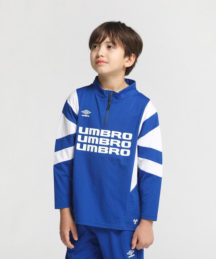 ウエア 【公式】【SALE/30%OFF】 アンブロ 【ジュニア】 THE THIRD by umbro ウォームアップトップジャケット キッズ 防風 吸汗 ストレッチ サッカー ウィンドブレーカー ピステ ウェア スポーツ ブランド 2023年秋冬モデル 新規セール UUJWJF11