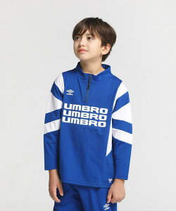 ＼P10倍対象！3/18まで／【公式】 【SALE/30%OFF】 アンブロ 【ジュニア】 THE THIRD by umbro ウォームアップトップジャケット キッズ 防風 吸汗 ストレッチ サッカー ウィンドブレーカー ピステ ウェア スポーツ ブランド 2023年秋冬モデル 新規セール UUJWJF11