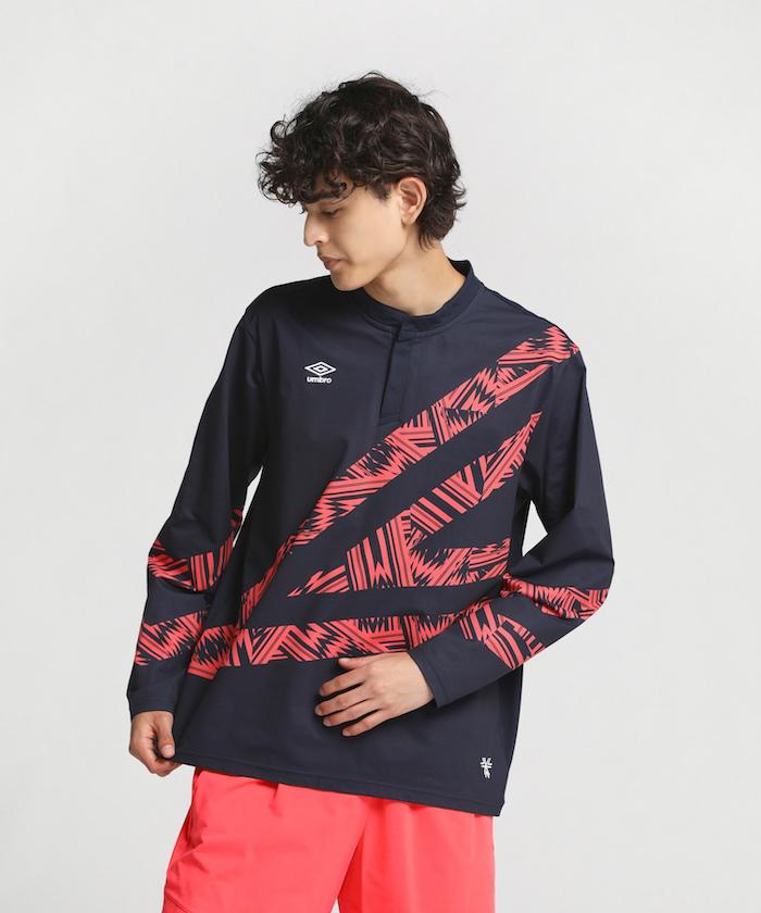 【公式】【SALE/30%OFF】 アンブロ THE THIRD by umbro グラフィック長袖プラクティスシャツ メンズ ...