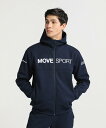 【公式】 MOVESPORT デサント S.F.TECH フルジップフーディー ストレッチ UVカット メンズ レディース ユニセックス ウェア ジャージ スウェット トレーニング スポーツ ブランド ムーブスポーツ DESCENTE 新レーベル 2024年春夏モデル DMMXJF20