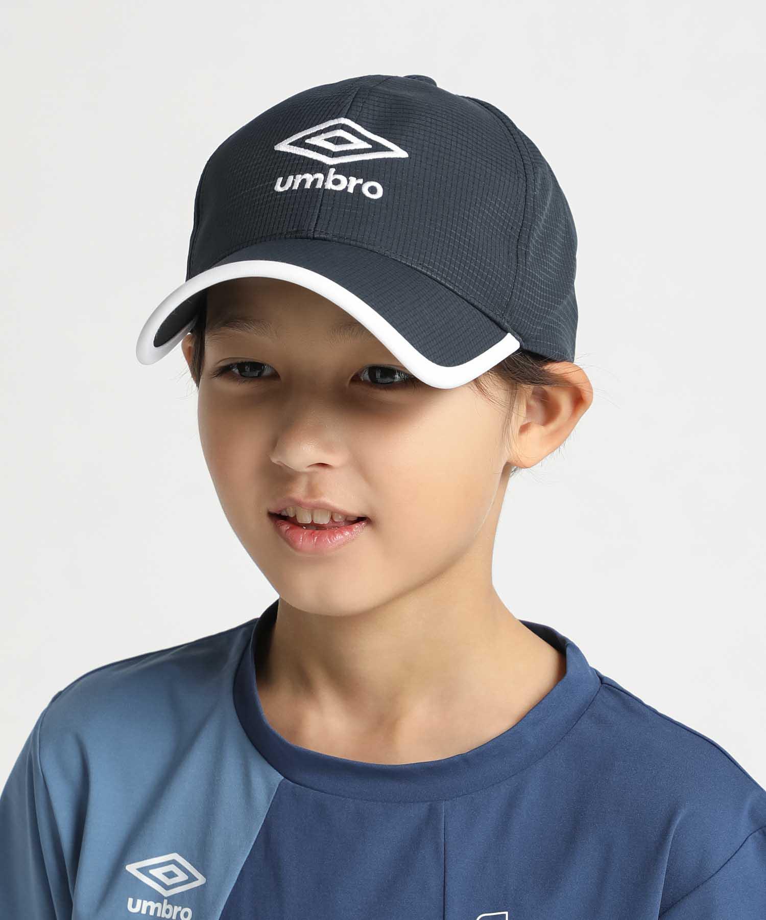 【公式】【SALE/10%OFF】 アンブロ UMBRO ジュニア撥水メッシュキャップ 撥水 クーリング サイズ調整可 ジュニア キッズ アクセサリー 小物 キャップ 帽子 サッカー フットボール サッカーウェア スポーツウェア ブランド 2024年春夏モデル UUDXJC04